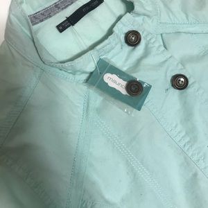 NWT Maurices button down teal too NWT